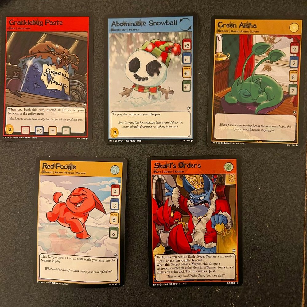 Neopets Trading Card Game Card Bundle